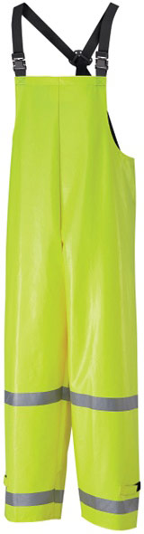 Hi-Visibility Flame Resistant Rain Bib Overall