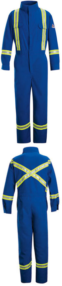 Excel-FR�  Flame Resistant ComforTouch� 9 oz. Deluxe Coverall with Reflective Trim