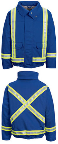 NOMEX� IIIA Flame Resistant Lined Bomber Jacket with Reflective Trim