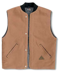 EXCEL-FR� ComforTouch� Flame Resistant Brown Duck Vest Liner