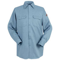 Molten Metal Protection Button Front Work Shirt
