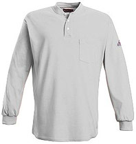 FIREWEAR� Flame Resistant Long Sleeve Henley Shirt