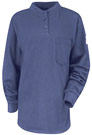 Women's Flame Resistant Long Sleeve Tagless Henley Shirt