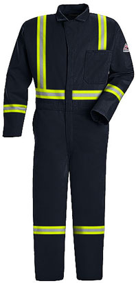 Bulwark Flame Resistant Classic Coverall with Reflective Trim