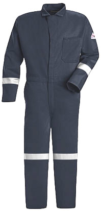 Bulwark Flame Resistant Classic Coverall with Reflective Trim