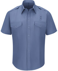 Workrite Classic Fire Chief Shirt Light Blue