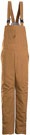 Bulwark Flame Resistant ComforTouch™Brown Duck Deluxe Insulated Bib Overall