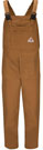 Bulwark FR Heavyweight Insulated Brown Duck Bib Overall w/Leg Zipper