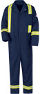 Bulwark Flame Resistant Classic Coverall with Reflective Trim