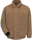 Bulwark Flame Resistant ComforTouch™ Brown Duck Lined Bomber Jacket
